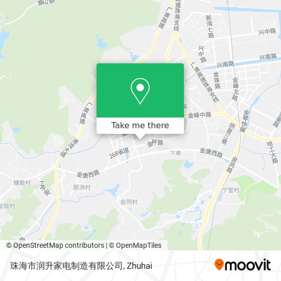 珠海市润升家电制造有限公司 map