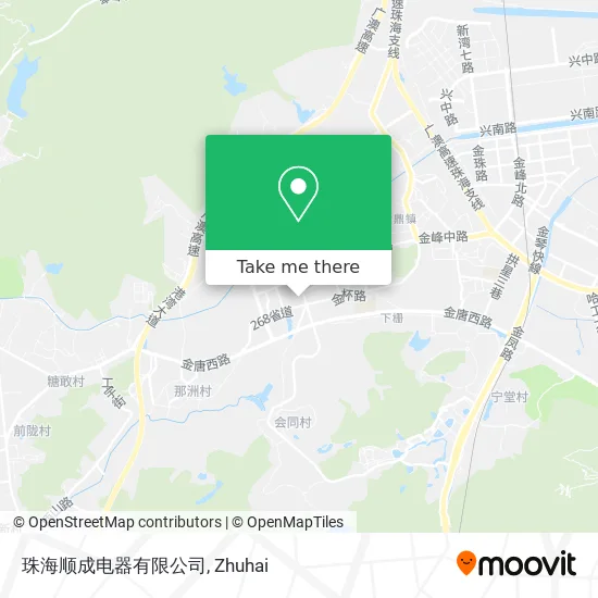 珠海顺成电器有限公司 map