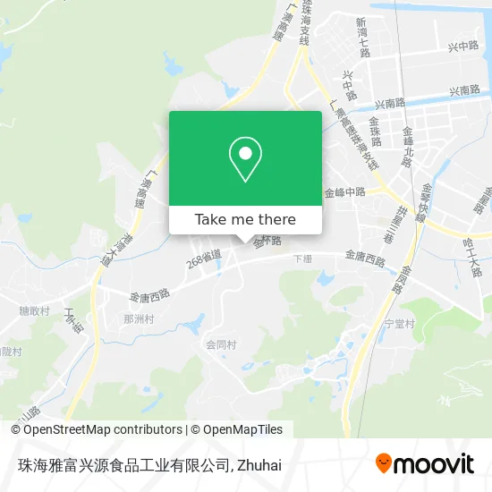 珠海雅富兴源食品工业有限公司 map