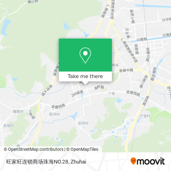 旺家旺连锁商场珠海NO.28 map