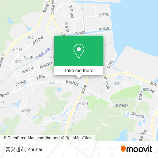 富兴超市 map