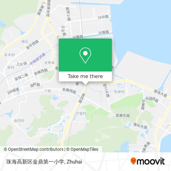 珠海高新区金鼎第一小学 map