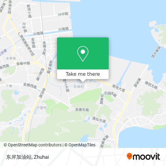 东岸加油站 map