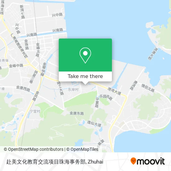 赴美文化教育交流项目珠海事务部 map