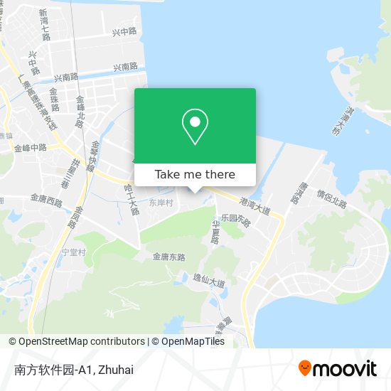 南方软件园-A1 map