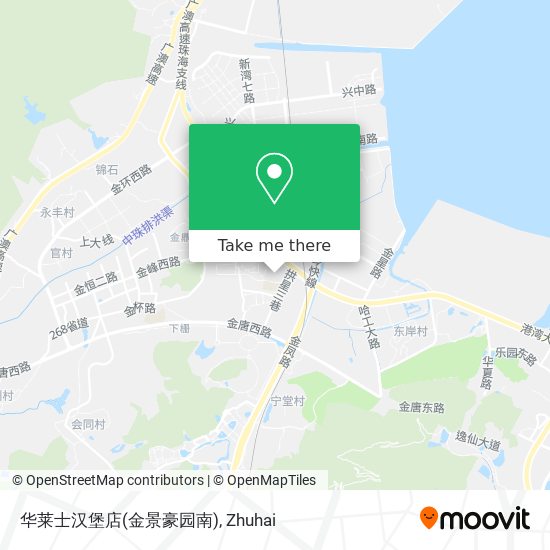 华莱士汉堡店(金景豪园南) map