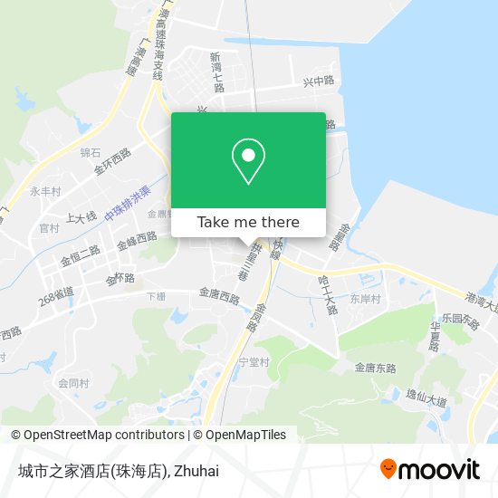 城市之家酒店(珠海店) map