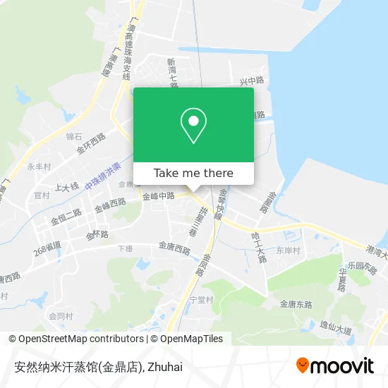 安然纳米汗蒸馆(金鼎店) map