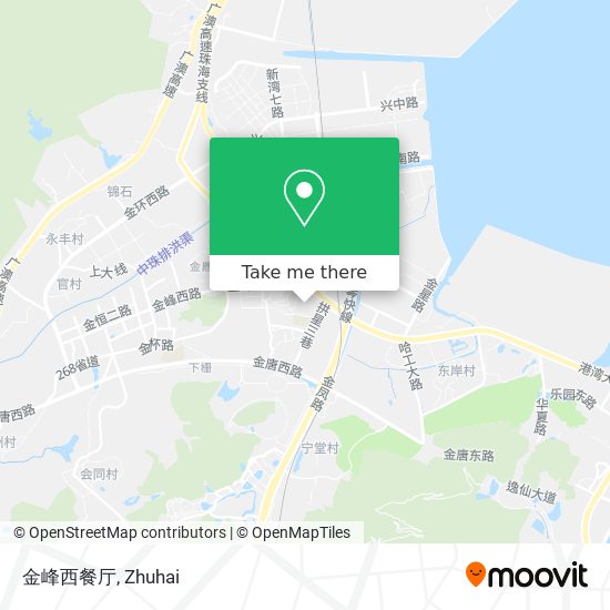 金峰西餐厅 map