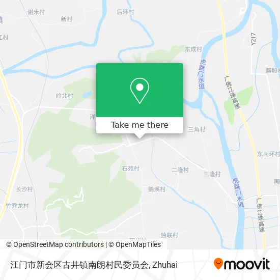 江门市新会区古井镇南朗村民委员会 map