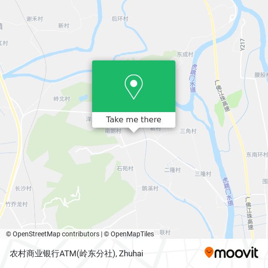 农村商业银行ATM(岭东分社) map