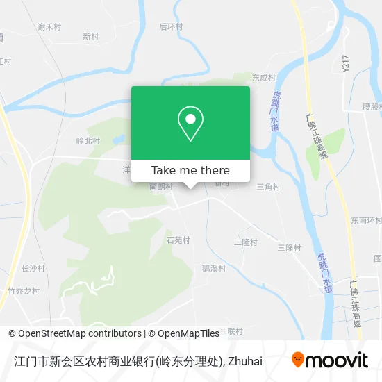江门市新会区农村商业银行(岭东分理处) map