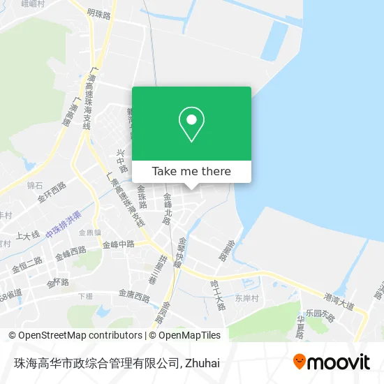 珠海高华市政综合管理有限公司 map