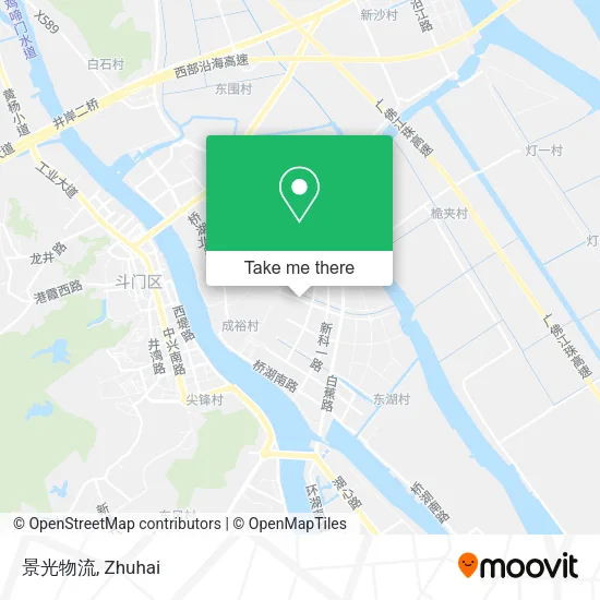景光物流 map