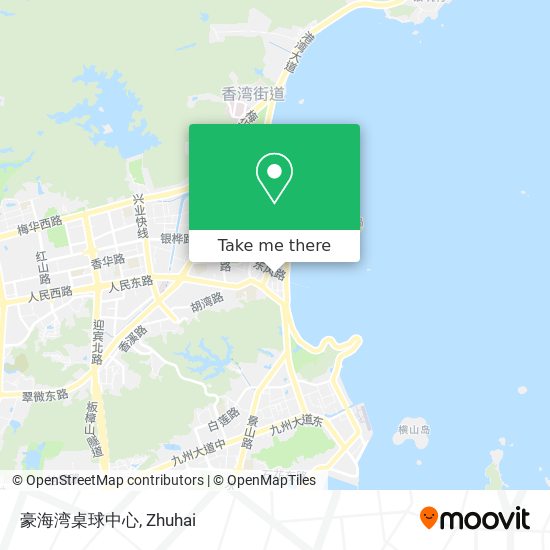 豪海湾桌球中心 map