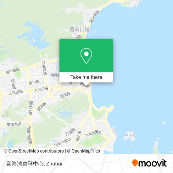 豪海湾桌球中心 map