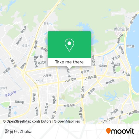 聚贤庄 map