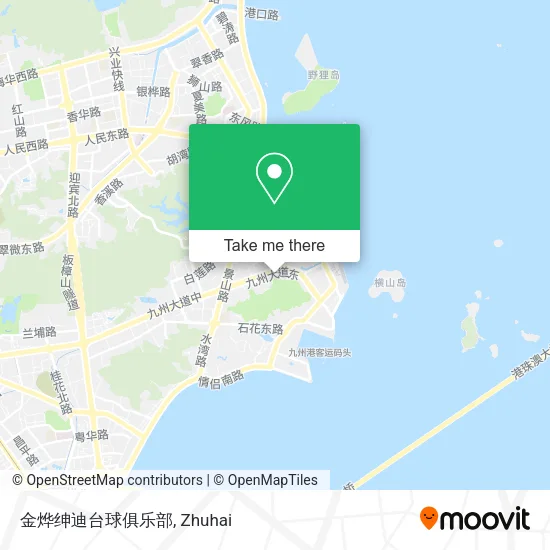 金烨绅迪台球俱乐部 map