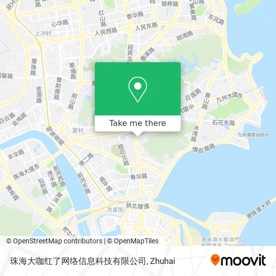 珠海大咖红了网络信息科技有限公司 map