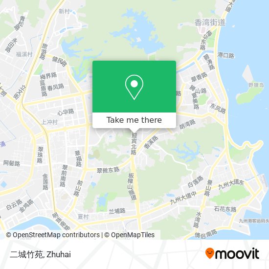二城竹苑 map