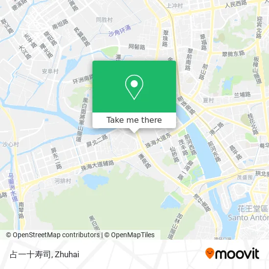 占一十寿司 map