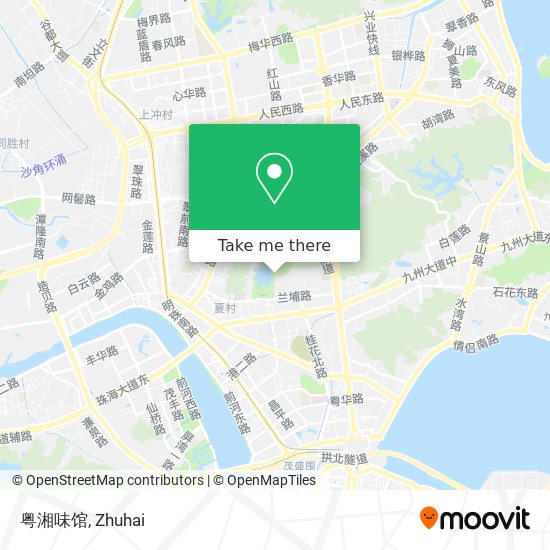 粤湘味馆 map