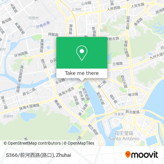 S366/前河西路(路口) map