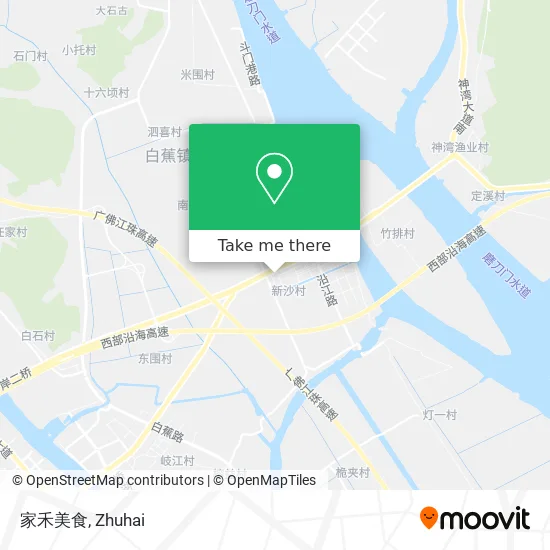 家禾美食 map