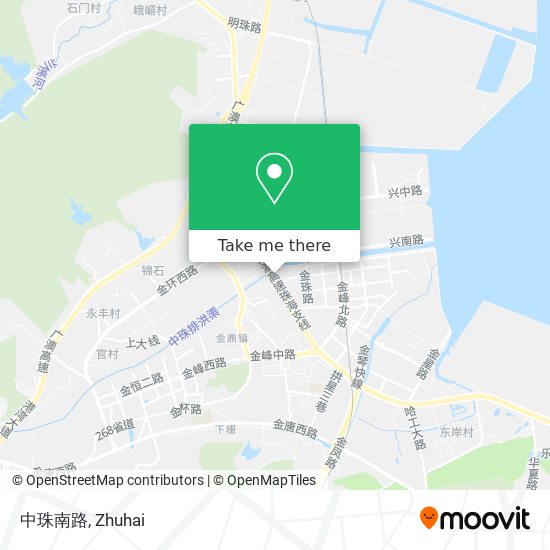 中珠南路 map