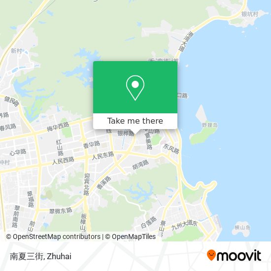 南夏三街 map