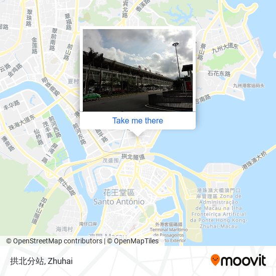 拱北分站 map