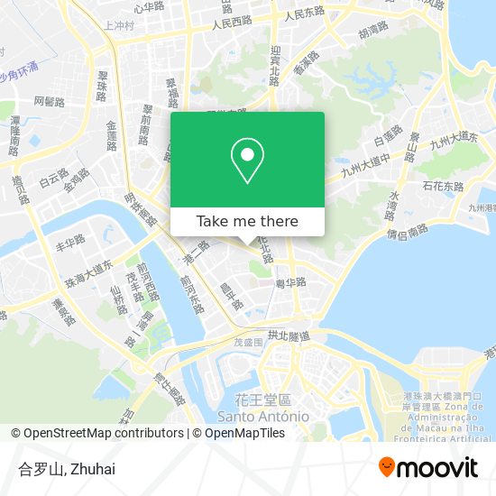 合罗山 map