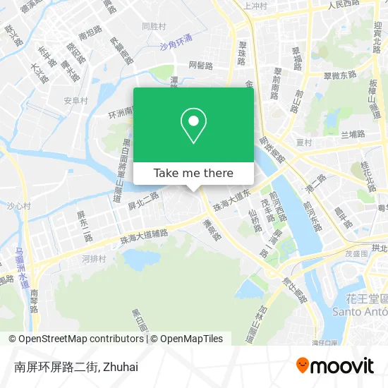 南屏环屏路二街 map