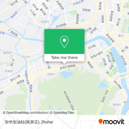 加华加油站(南屏店) map