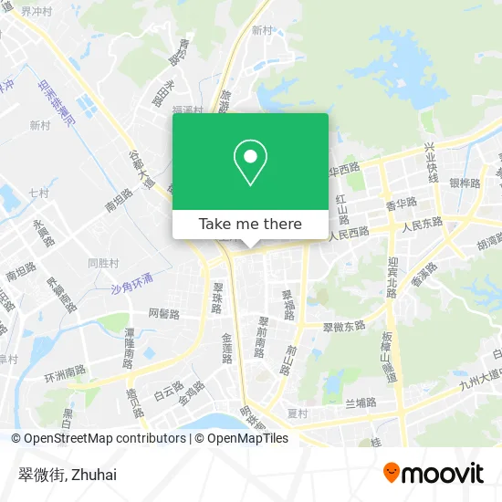 翠微街 map