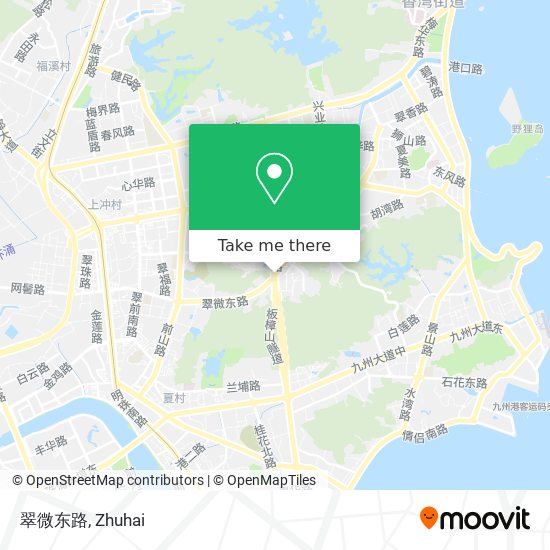 翠微东路 map