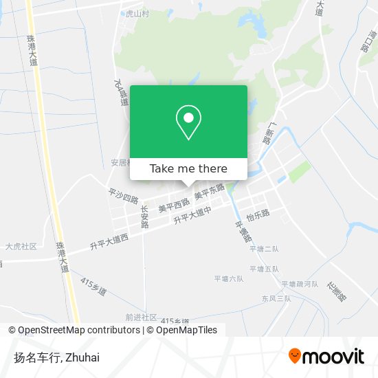 扬名车行 map