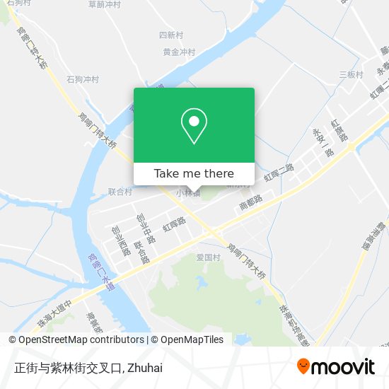正街与紫林街交叉口 map
