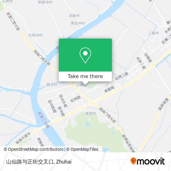 山仙路与正街交叉口 map