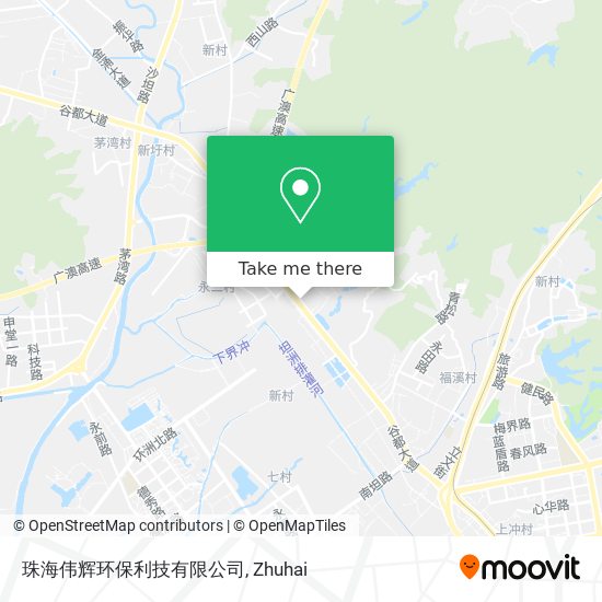 珠海伟辉环保利技有限公司 map