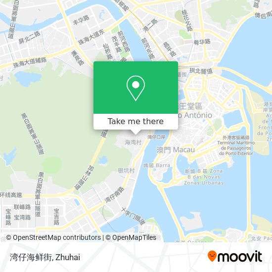 湾仔海鲜街 map