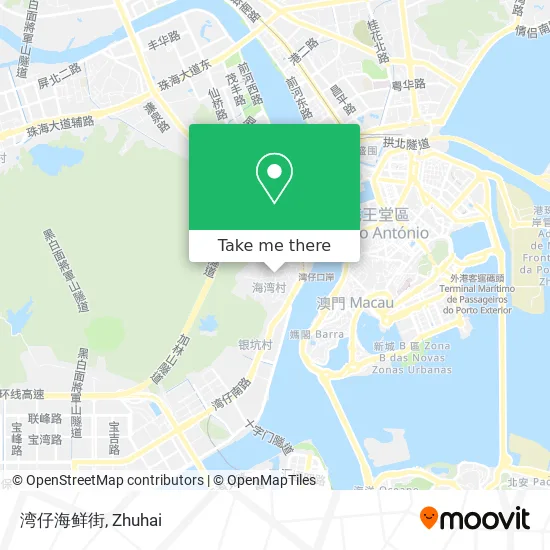 湾仔海鲜街 map