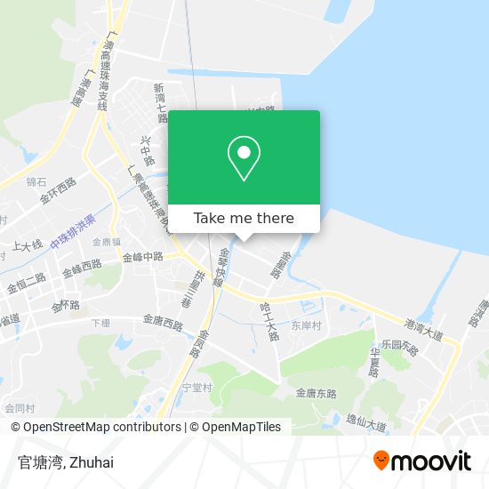 官塘湾 map