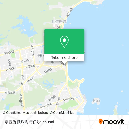 零壹资讯珠海湾仔沙 map