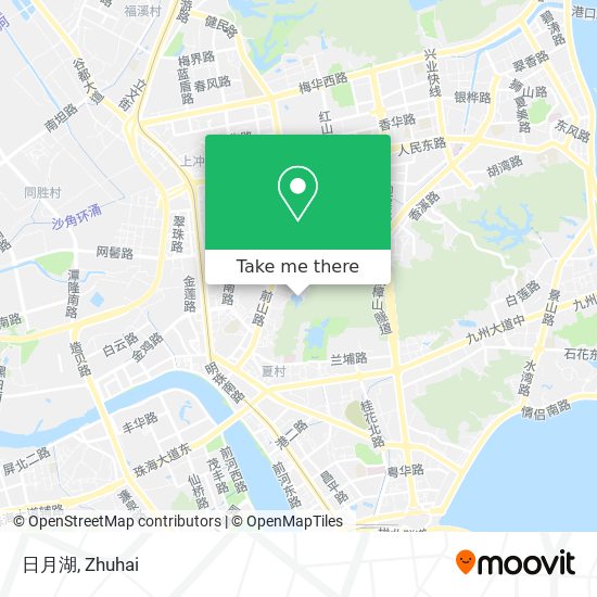 日月湖 map