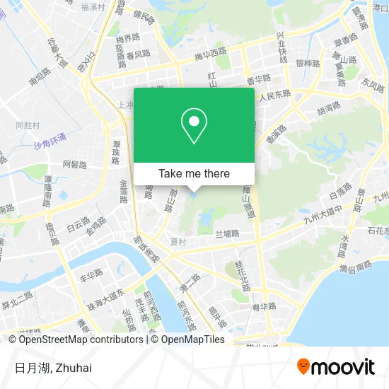 日月湖 map