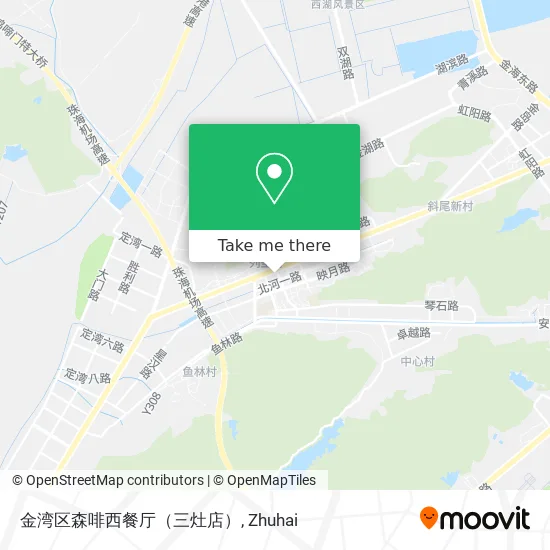 金湾区森啡西餐厅（三灶店） map