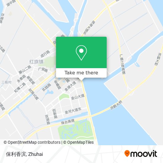 保利香滨 map