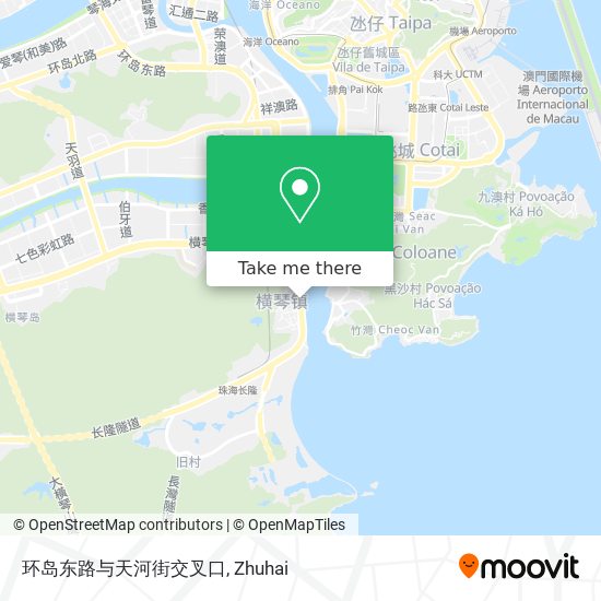 环岛东路与天河街交叉口 map