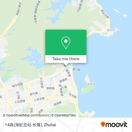 14路(海虹总站-长隆) map